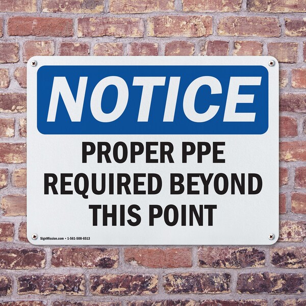 Signmission 7 in Height, 10 in Width, Aluminum, Rectangle - OS-2PACK-NS-A-710-L-17897