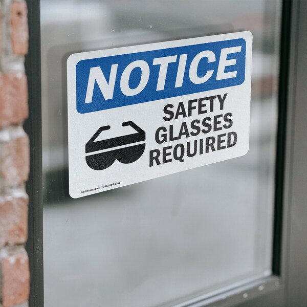 Signmission 7 in Height, 10 in Width, Vinyl Decal, Rectangle - OS-2PACK-NS-D-710-L-18186