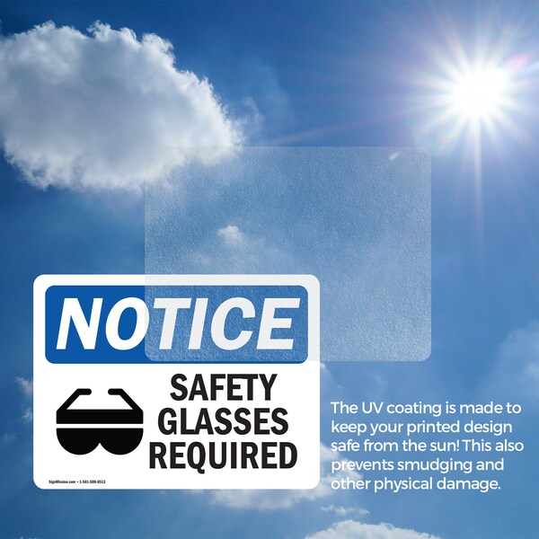 Signmission 7 in Height, 10 in Width, Vinyl Decal, Rectangle - OS-2PACK-NS-D-710-L-18186