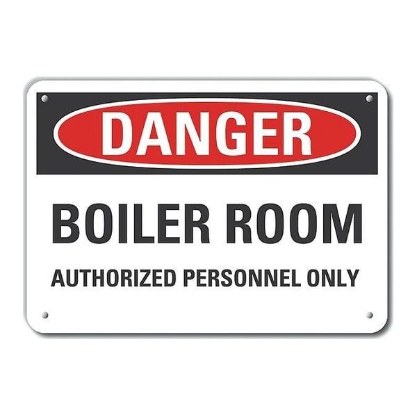 Lyle Alum Danger Boiler Room, 10"x7", LCU4-0553-NA_10X7 - LCU4-0553-NA_10X7