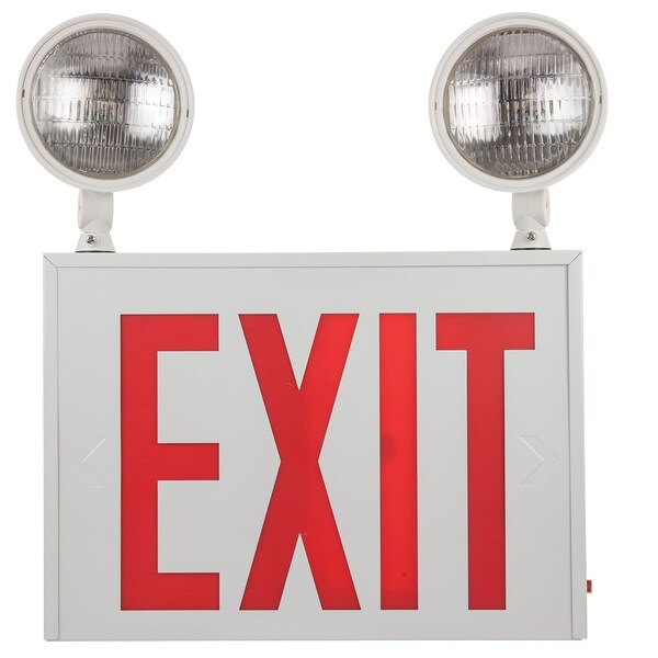 Sunlite Exit Sign, 145" W, 5.75" H, White - 05275-SU