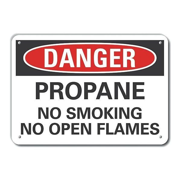 Lyle Danger Sign, 10" H, 14 in W, Horizontal Rectangle, English, LCU4-0530-NA_14X10 - LCU4-0530-NA_14X10