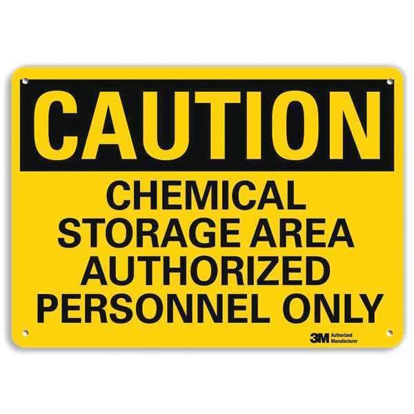 Lyle Safety Sign, 10 in Height, 14 in Width, Aluminum, Horizontal Rectangle, English, U4-1117-RA_14X10 - U4-1117-RA_14X10