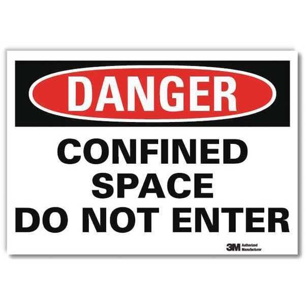 Lyle Danger Sign, 14x10 In., English, U1-1033-RD_14X10 - U1-1033-RD_14X10