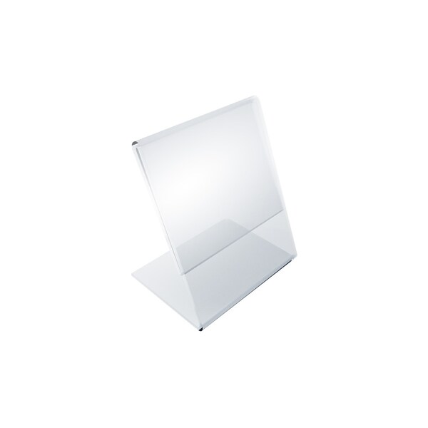 Azar Displays 2"W x 3"H Angled Sign Holder, PK10 - 112741