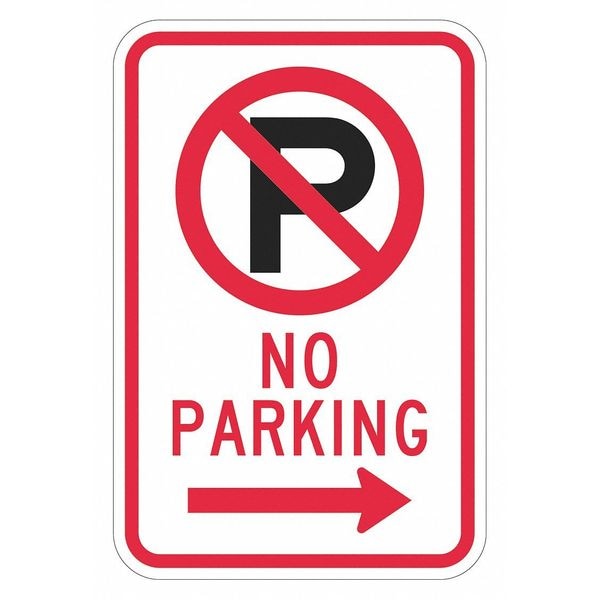 Lyle No Parking Sign, 18" x 12, T1-2886-DG_12x18 - T1-2886-DG_12X18