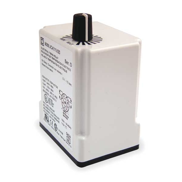 Relevador de retardo de tiempo Schneider Electric, 24VCA/CD, 10A, DPDT, 2VA - 9050JCK15V14