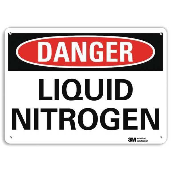 Lyle Danger Sign, 4 Hole Mount, 10in W x 7in H, U3-1754-RA_10X7 - U3-1754-RA_10X7
