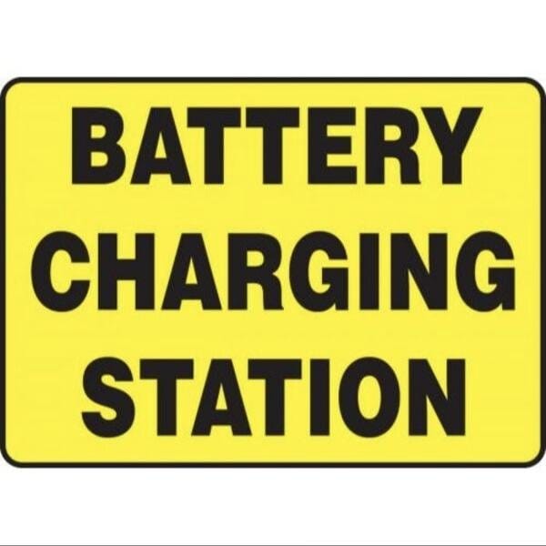 Accuform SAFETY SIGN BATTERY CHARGING STATION - MELC525VP