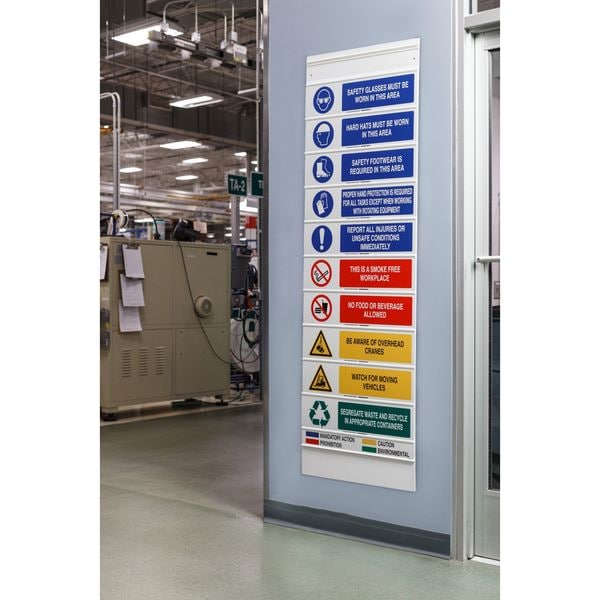 Brady Sign Slider Message Board, 64inH x 24inW - 140745