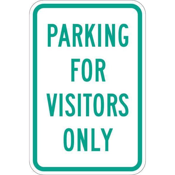 Lyle Visitor Parking Sign, 18" x 12, T1-1038-HI_12x18 - T1-1038-HI_12X18