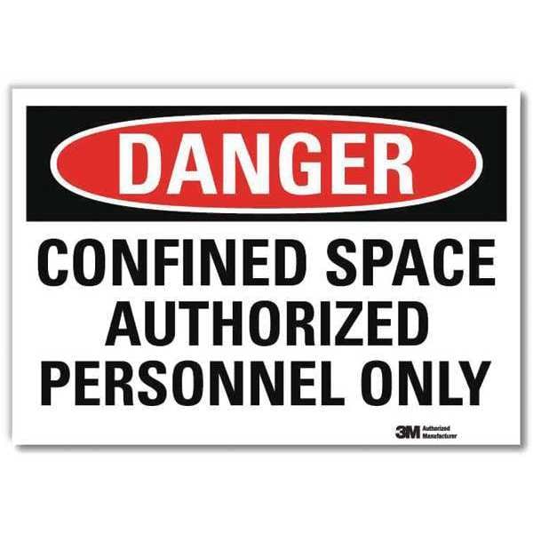 Lyle Danger Sign, 14x10 In., English, U1-1020-RD_14X10 - U1-1020-RD_14X10