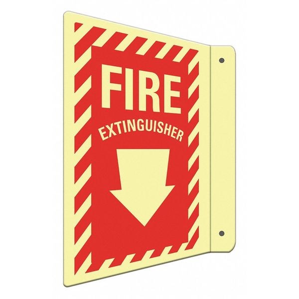 Lyle Safety Sign, 8" W, 8" H, 0.040" Thickness - LCFL-0005-GA_8X12
