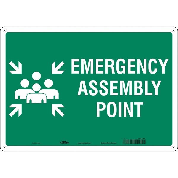 Condor Safety Sign, 20" Wx14" H, 0.055" Thickness - 465P82