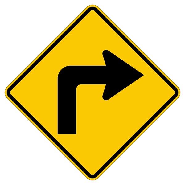 Sign Solutions Usa 30 in Height, 30 in Width, Aluminum, Diamond - DUS08HYE3030W1-1R