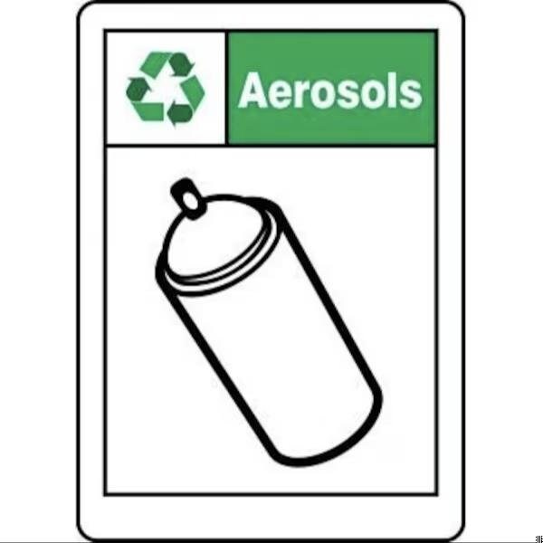Accuform SAFETY SIGNS AEROSOLS 14 in  X 10 in - MPLR591VS