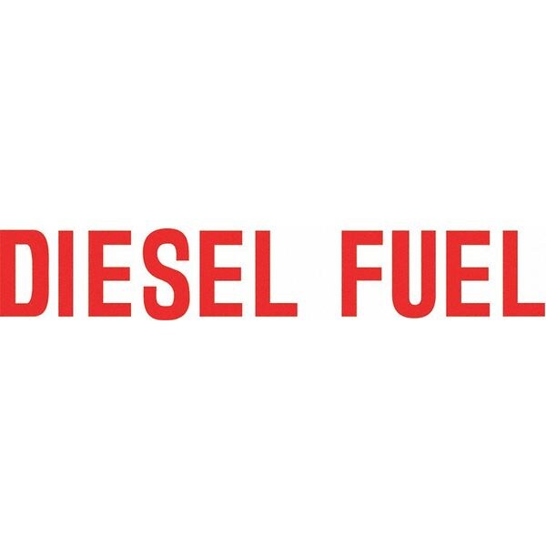 Jj Keller Hazmat Sign, Diesel Fuel, Large - 1136