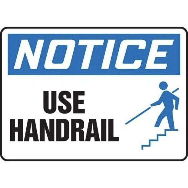 Accuform OSHA NOTICE SAFETY SIGN USE MSTF803VA - MSTF803VA