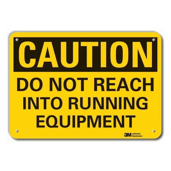 Lyle Caution Sign, 7 in Height, 10 in Width, Aluminum, Vertical Rectangle, English - LCU3-0352-RA_10X7