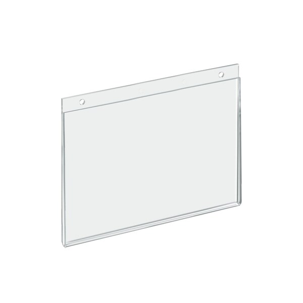 Azar Displays Clear Acrylic Wall Hanging Frame 11" Wide x 8.5'' High- Horizontal/Landscape, 10-Pack - 162715