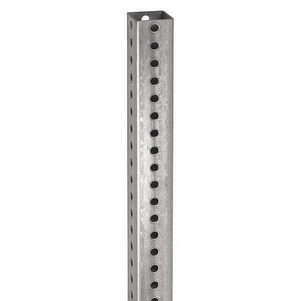 Tapco Sign Post, Square, , Galvanized steel Silver, Galvanized, 12 ft. L, 2" D - 1603-00004
