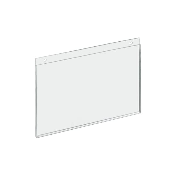 Azar Displays 11"W x 7"H Wall U-Frame w/ Holes, PK10 - 162717