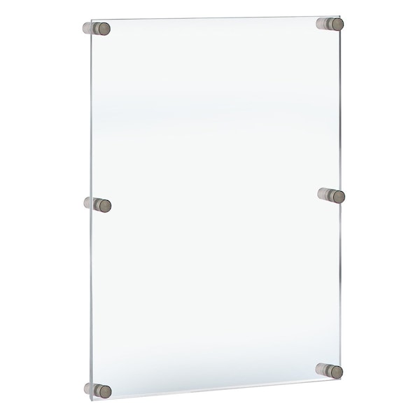 Azar Displays Standoff Sign Holder Frame Display Graphic Size: 24" x 36" - 105536