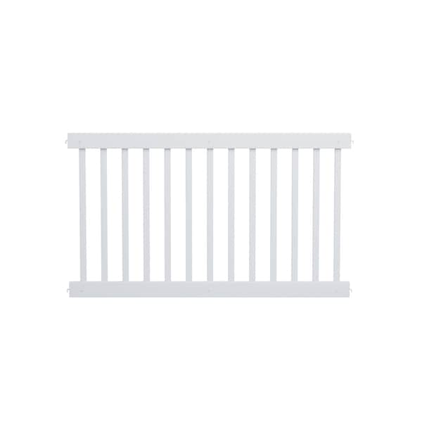 Montour Line White Traditional Event Fence Panel, (Panel Only) - FN-TRD-PNL-WH-55