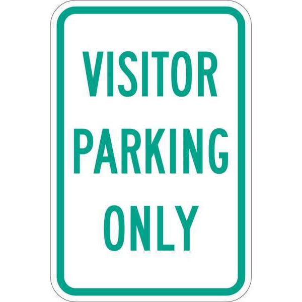 Lyle Visitor Parking Sign, 18" x 12, T1-1033-EG_12x18 - T1-1033-EG_12X18