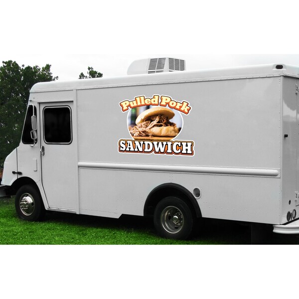 Signmission Safety Sign, 9 in Height, Vinyl, 6 in Length, Pulled Pork, D-DC-12-Pulled Pork - D-DC-12-PULLED PORK