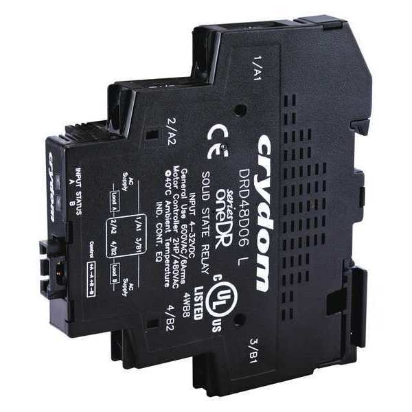 Relé de estado sólido Crydom, 4 a 32VDC, 6A - DRD24D06