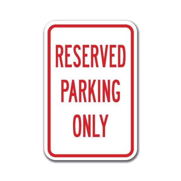 Signmission Reserved Parking Sign 12inx18in Heavy Gauge Alum Signs, 18" L, 12" H, A-1218 Tenant Parking - Re P O - A-1218 TENANT PARKING - RE P O