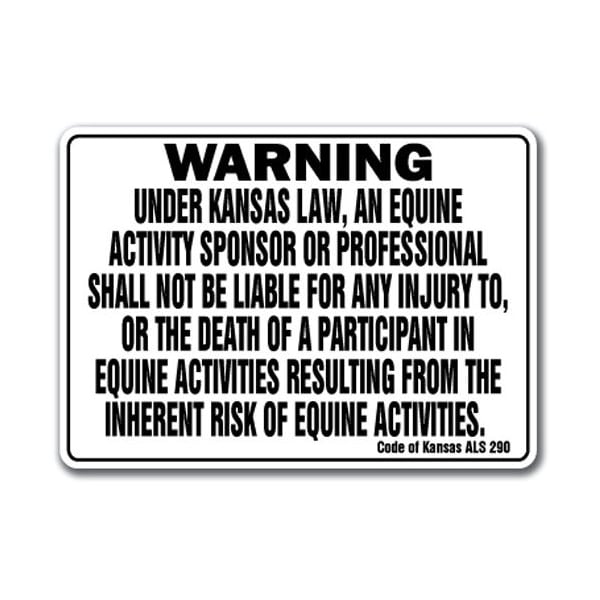 Signmission 18 in Height, Aluminum, 18" x 12", WS-A-1218-Kansas - WS-A-1218-KANSAS