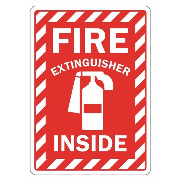 Lyle Fire Sign, 10 in Height, 7 in Width, Aluminum, Horizontal Rectangle, English - LCU1-0074-RA_7X10