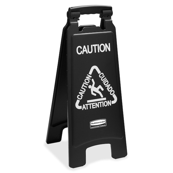 Rubbermaid Commercial Caution, 10 9/10" W x 26 1/10" H - 1867505