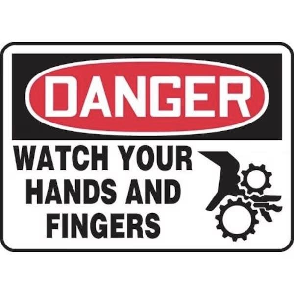 Accuform OSHA DANGER SAFETY SIGN WATCH YOUR MEQM093XV - MEQM093XV