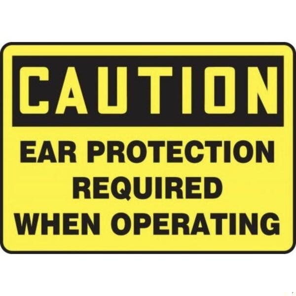 Accuform OSHA CAUTION SAFETY SIGN SAFETY MPPE433VS - MPPE433VS