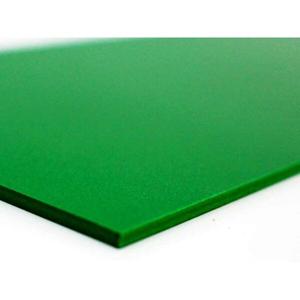 Visual Workplace PVC-Board, Green, 48"x96 - 15-1924-4896-614