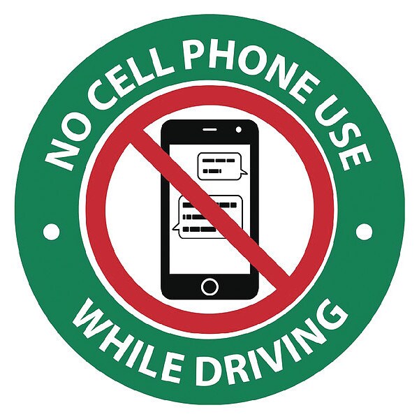 Nmc NO CELL PHONE USE, 3X3, PRESSURE SENSITIVE VINYL, Pk25, M950AP - M950AP