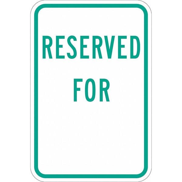 Lyle Reserved Parking Sign, 18" x 12, T1-1204-EG_12x18 - T1-1204-EG_12X18