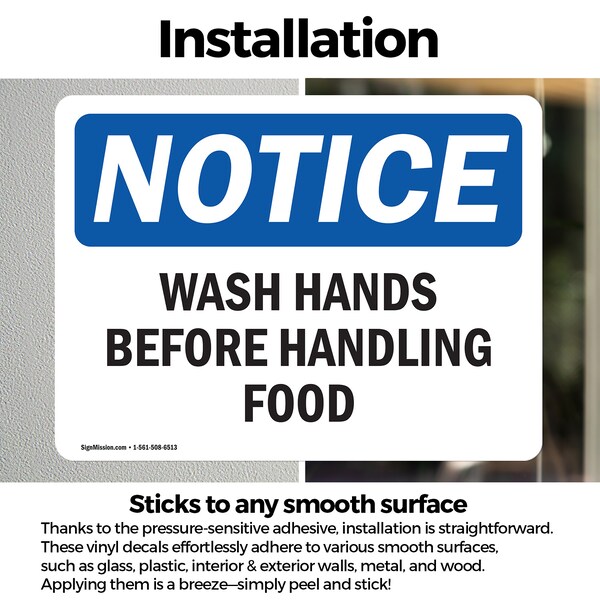 Signmission Safety Culture Sign, 14 in Width, Vinyl Decal, Rectangle - OS-2PACK-NS-D-1014-L-18941