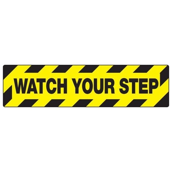 Accuform SKIDGARD FLOOR SIGN WATCH YOUR PSD622 - PSD622