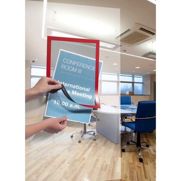 Zoro Select Sign Holder, 8-1/2" x 11", PVC, PK2 - 476803