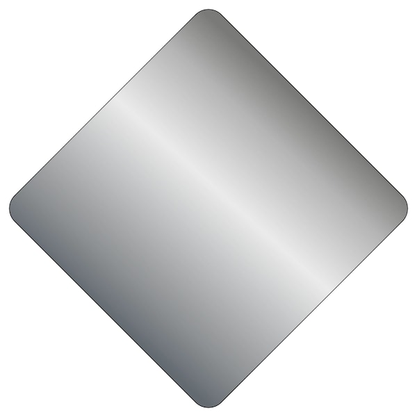 Sign Solutions Usa 12 in W, 12 in H, Aluminum - US10DIA1212