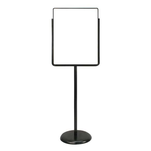 Zoro Select Sign Holder, Pedestal, 22x28, Metal, Black - UVPSH28