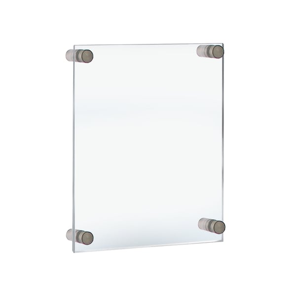Azar Displays Standoff Sign Holder: 11" x 17" Graphic Size - 105508