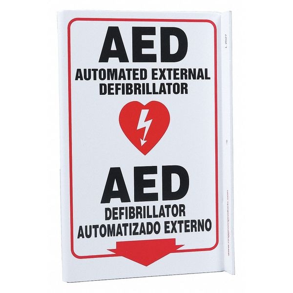 Zing AED Automated External Defibrillator/AED Defibrillator Automatizado Externo, 8 in W x 11 in H - 2627