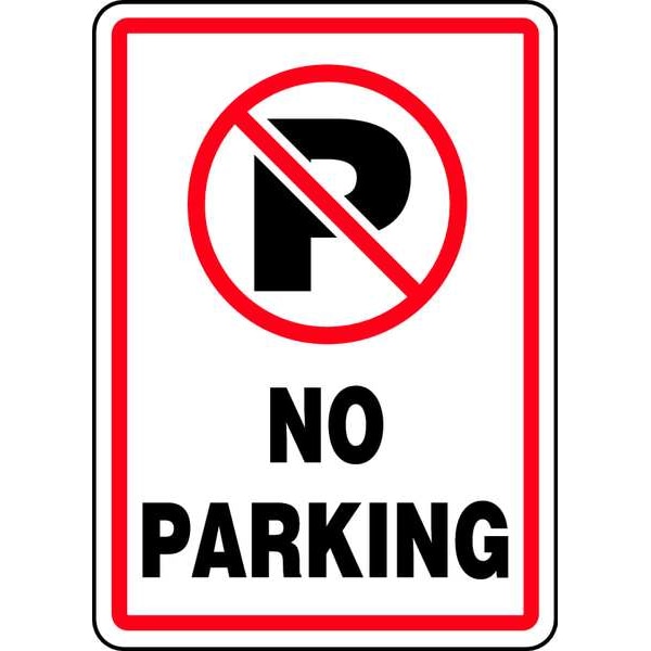 Accuform Parking Sign, 14"H, 10"W, Plastic, MVHR402VP - MVHR402VP