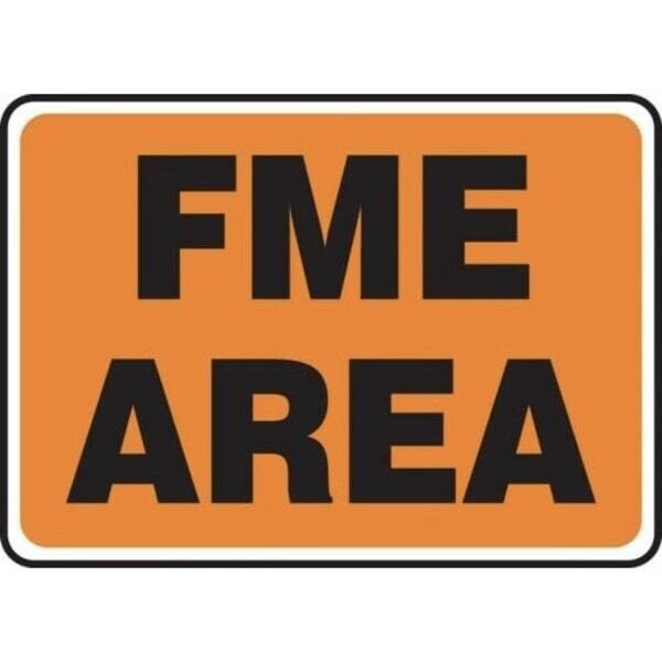 Accuform SAFETY SIGN FME AREA 10 X 14 MQTL542VP - MQTL542VP