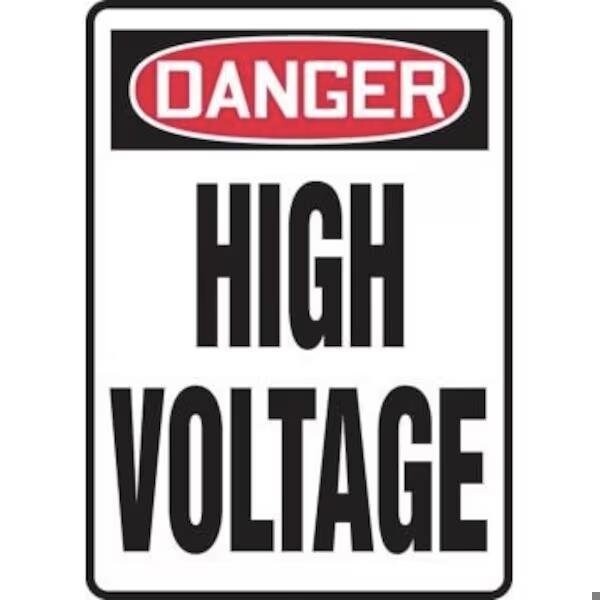 Accuform OSHA DANGER SAFETY SIGN HIGH MELC025VS - MELC025VS